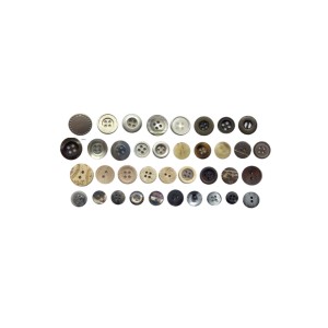 꽃모양 조각단추